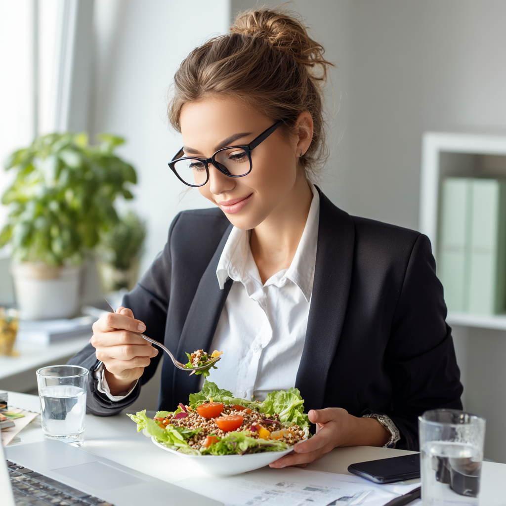 Energetic middle-aged Ukrainian couple jogging together in a park, both smiling and looking healthy and active